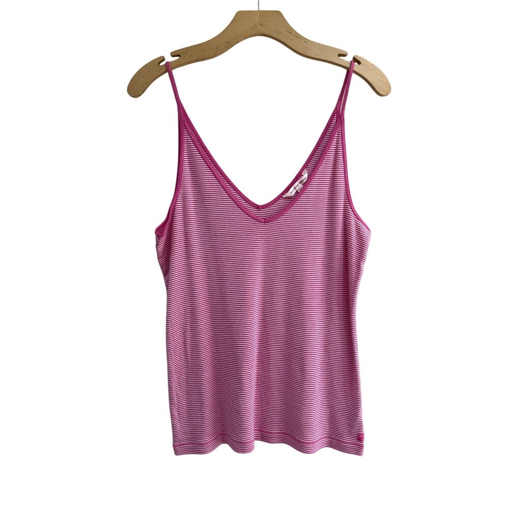 Polo Jeans Co Pink Stripe Tank Top Cotton Modal Y2K Size‎ XL